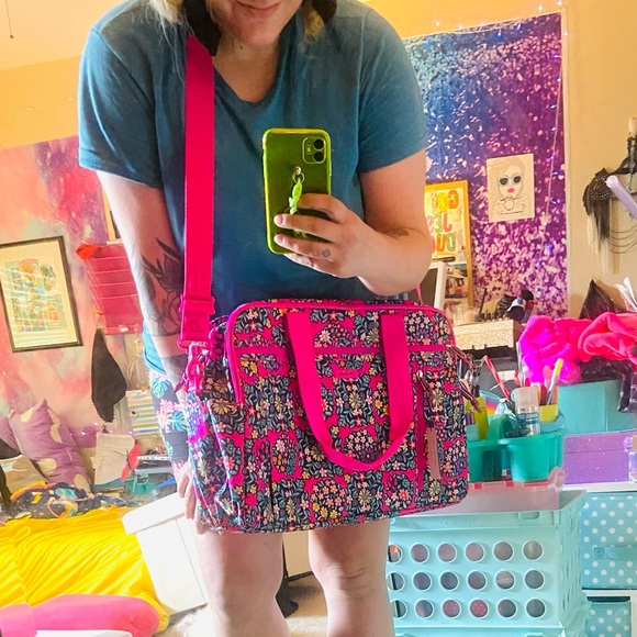 Vera Bradley Lighten Up Weekender Crossbody - Picture 10 of 16